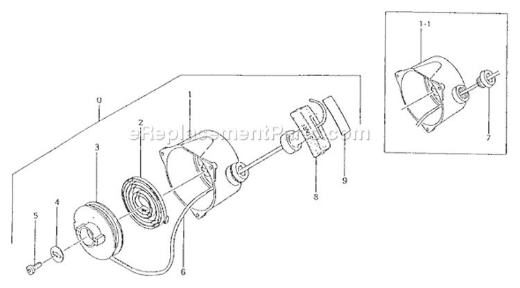 Page J Diagram and Parts List for TBC-355  Tanaka Trimmer