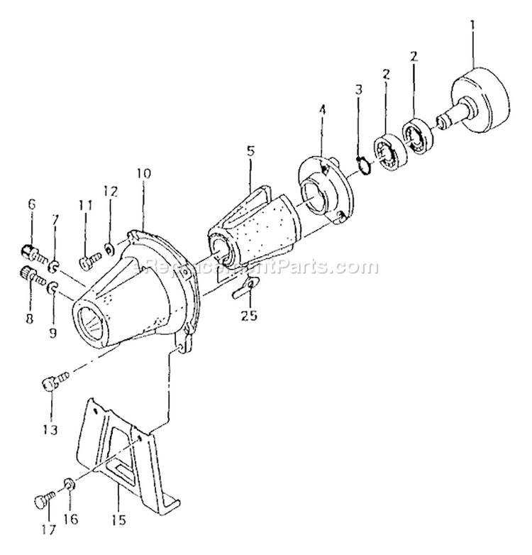 Page C Diagram and Parts List for TBC-355  Tanaka Trimmer