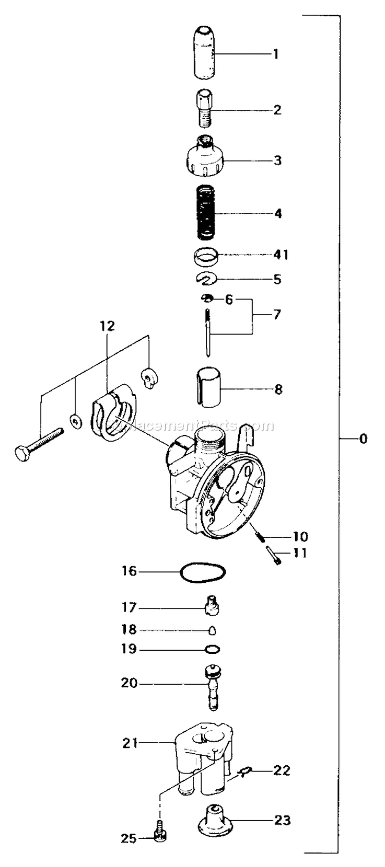 Page B Diagram and Parts List for TBC-373  Tanaka Trimmer