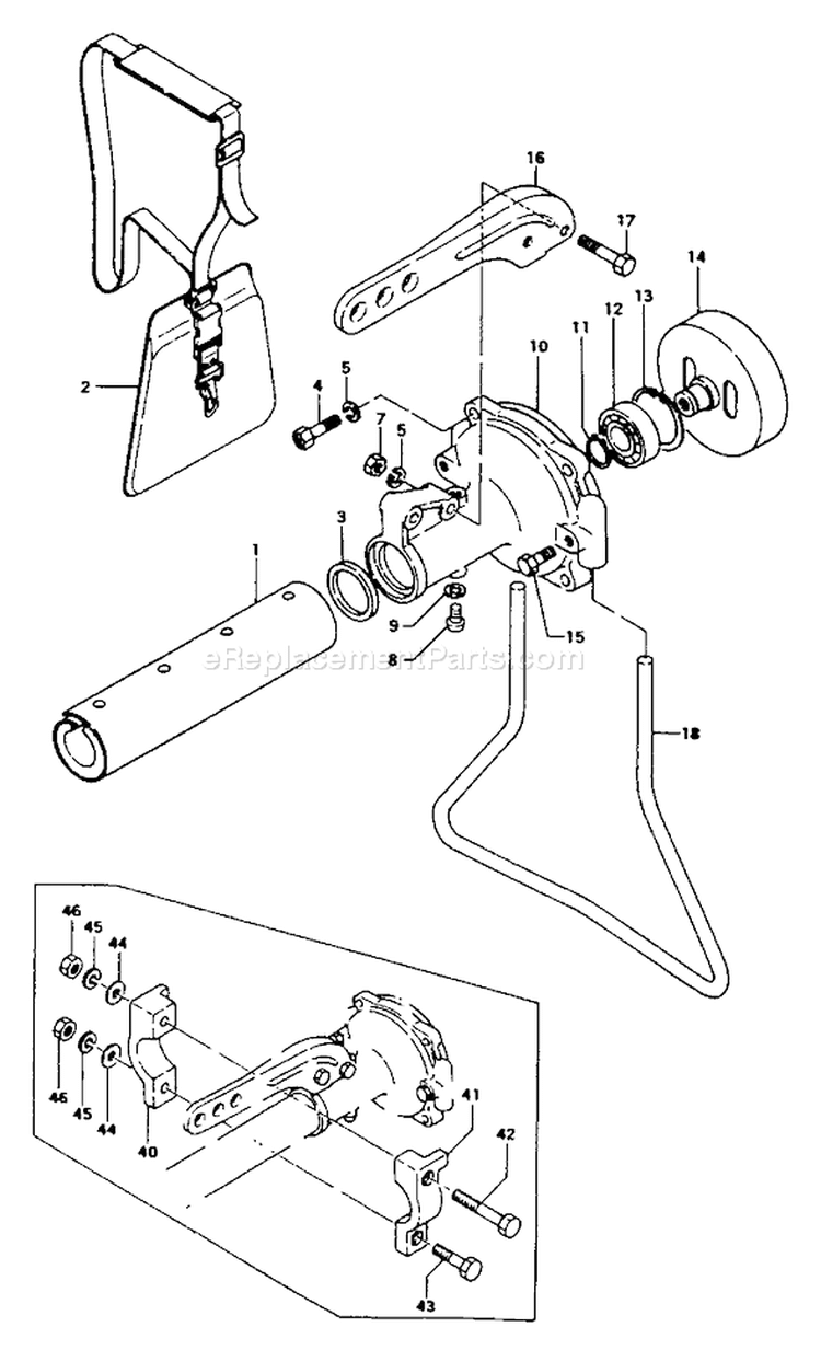 Page C Diagram and Parts List for TBC-373  Tanaka Trimmer