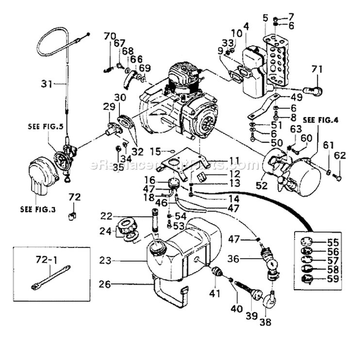 Page E Diagram and Parts List for TBC-373  Tanaka Trimmer