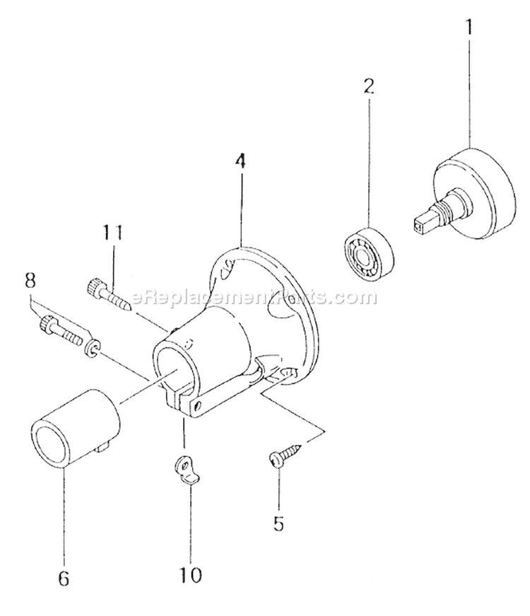 Page E Diagram and Parts List for TBC-4001  Tanaka Trimmer