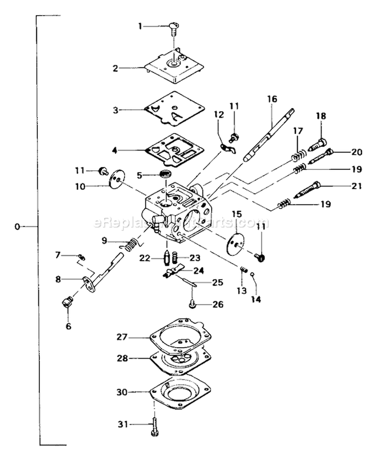Page A Diagram and Parts List for TBC-400  Tanaka Trimmer