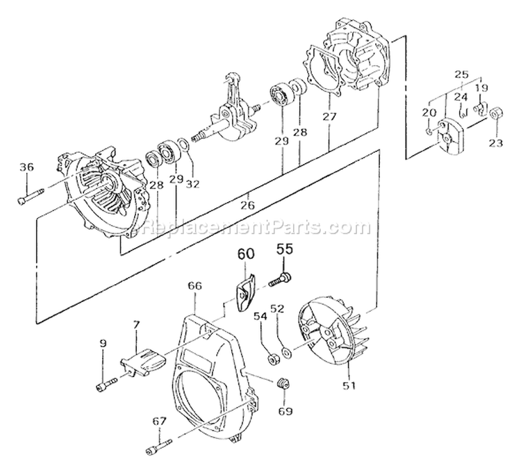 Page C Diagram and Parts List for TBC-420PF  Tanaka Trimmer