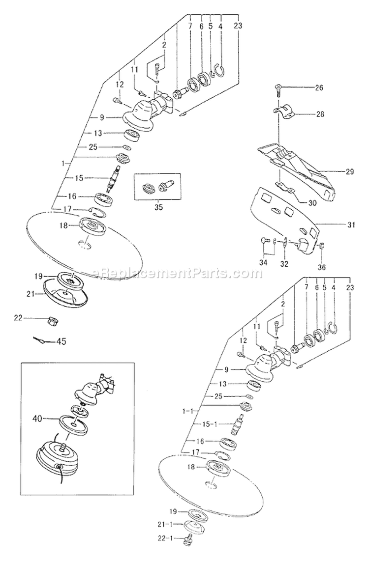 Page G Diagram and Parts List for TBC-420PF  Tanaka Trimmer