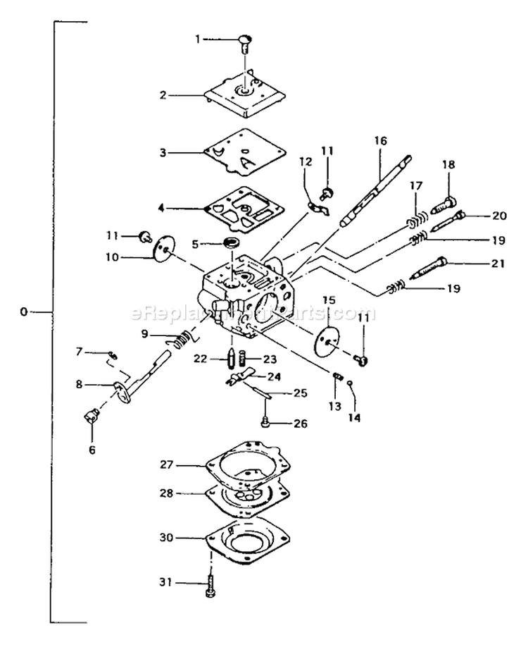 Page A Diagram and Parts List for TBC-500  Tanaka Trimmer