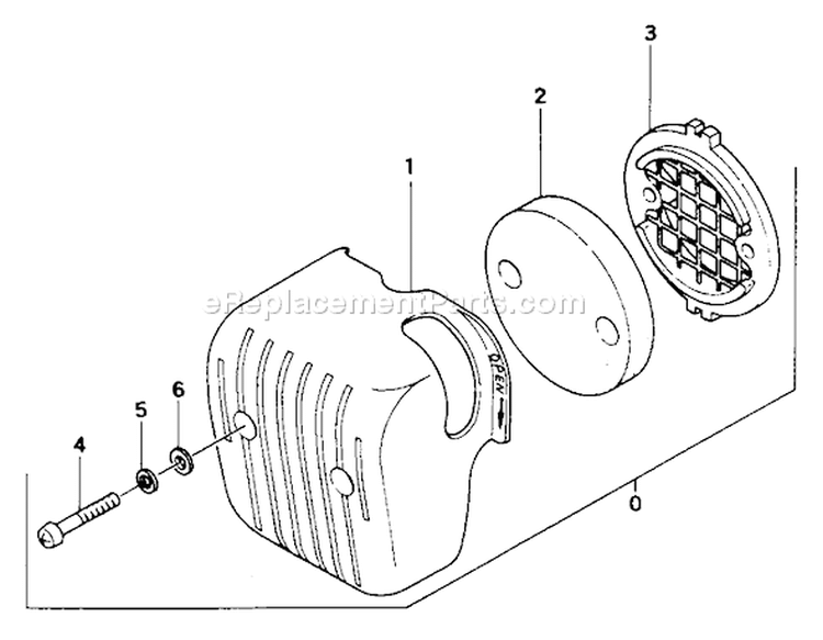 Page A Diagram and Parts List for TBC-501  Tanaka Trimmer