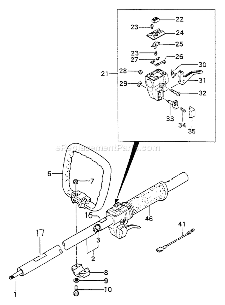 Page H Diagram and Parts List for TBC-5500  Tanaka Trimmer