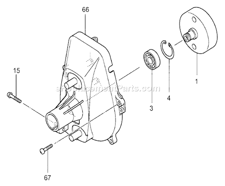 Page H Diagram and Parts List for TBC-600  Tanaka Trimmer