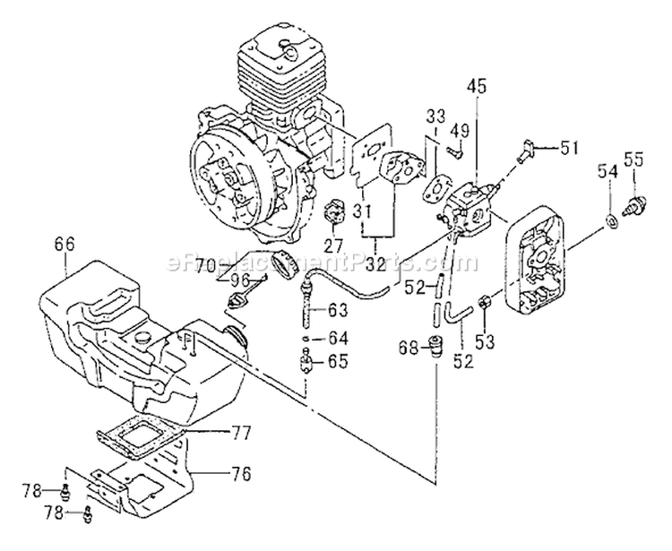 Page I Diagram and Parts List for TBC-600  Tanaka Trimmer