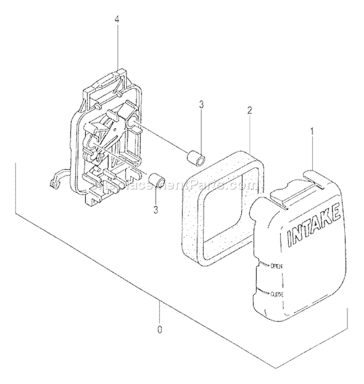 Page A Diagram and Parts List for TC-2300  Tanaka Engine