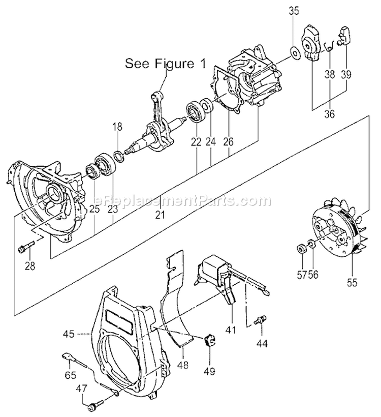 Page C Diagram and Parts List for TC-355  Tanaka Engine