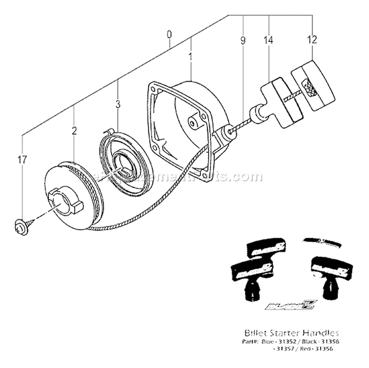 Page G Diagram and Parts List for TC-47R  Tanaka Engine