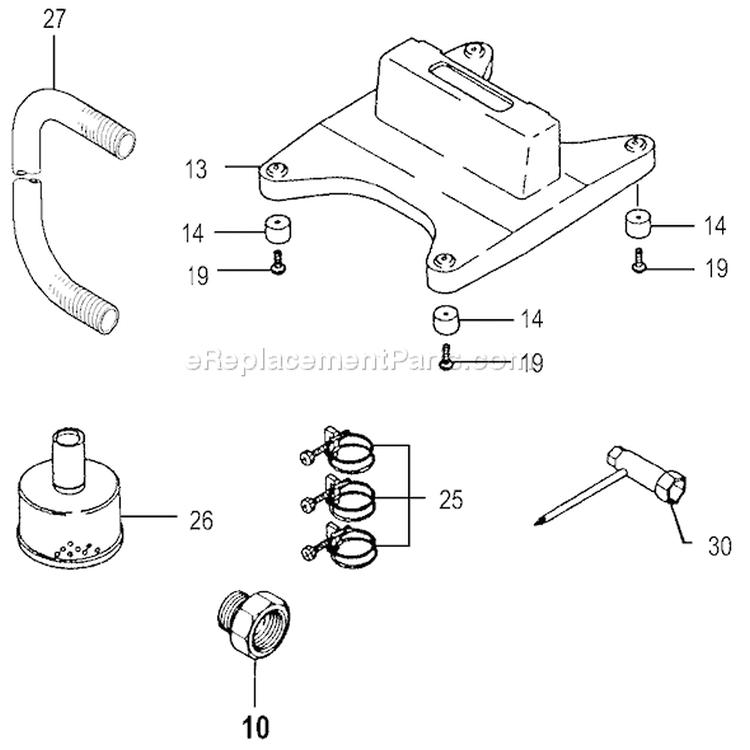 Page A Diagram and Parts List for TCP-210  Tanaka Water Pump