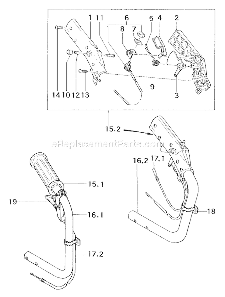 Page F Diagram and Parts List for THT-162  Tanaka Hedge Trimmer