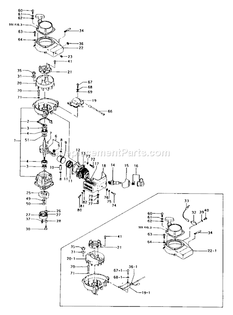 Page C Diagram and Parts List for THT-200  Tanaka Hedge Trimmer