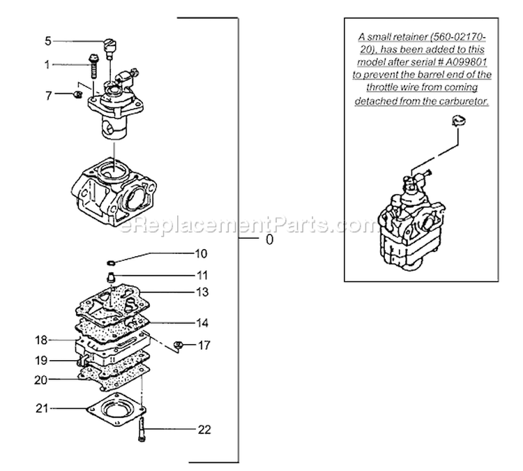 Page A Diagram and Parts List for THT-210S  Tanaka Hedge Trimmer