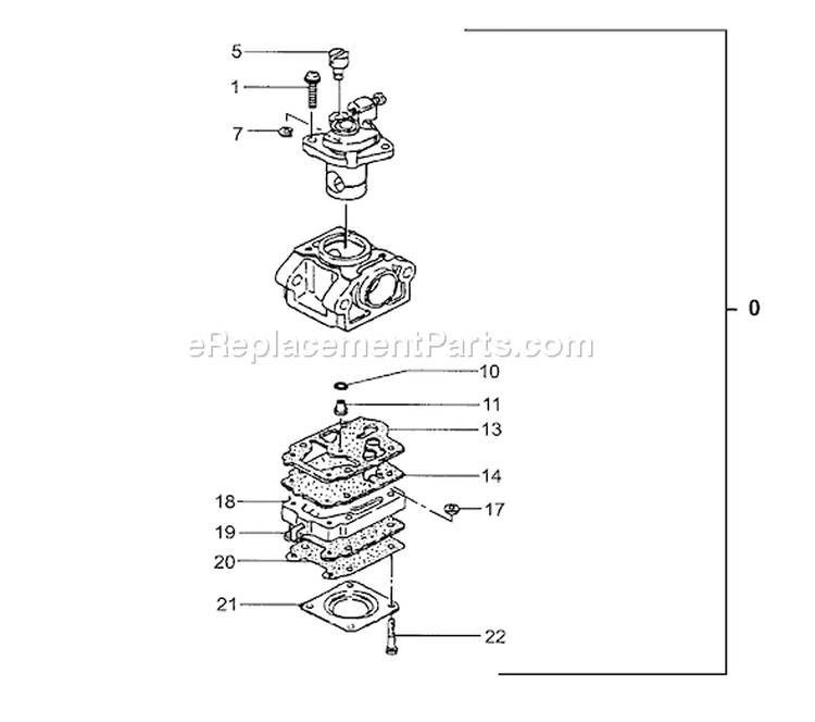 Page A Diagram and Parts List for THT-2120  Tanaka Hedge Trimmer