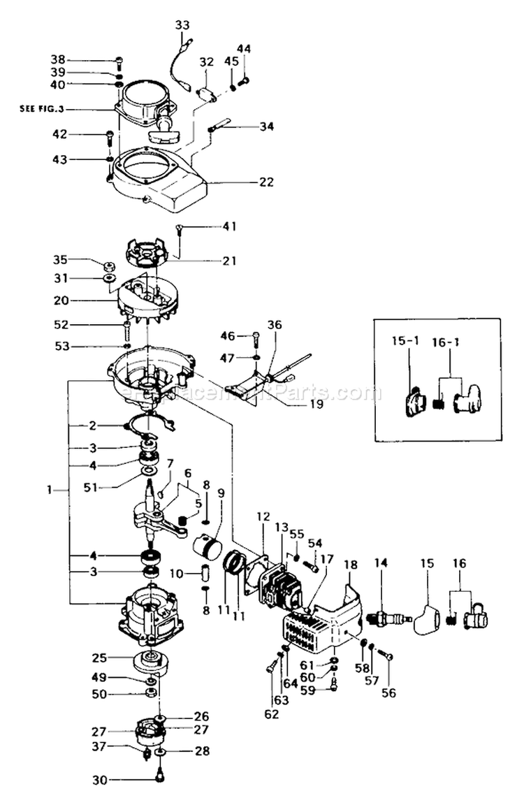 Page C Diagram and Parts List for THT-212  Tanaka Hedge Trimmer