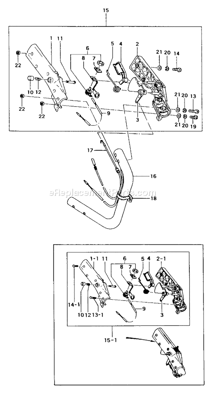 Page F Diagram and Parts List for THT-212  Tanaka Hedge Trimmer
