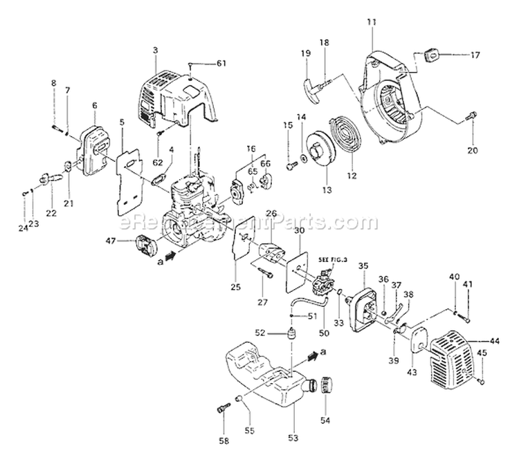 Page C Diagram and Parts List for THT-240  Tanaka Hedge Trimmer