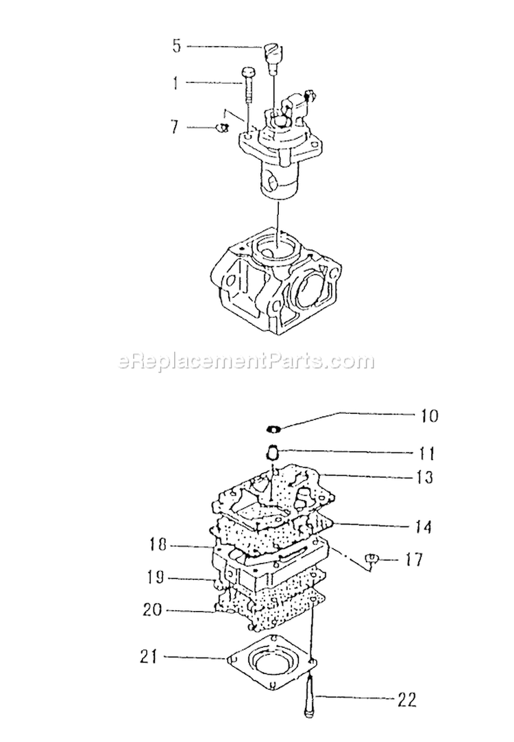 Page A Diagram and Parts List for THT-2510  Tanaka Hedge Trimmer