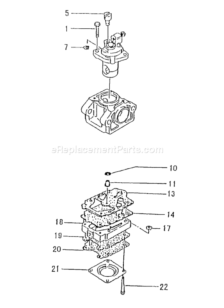 Page A Diagram and Parts List for THT-2520  Tanaka Hedge Trimmer
