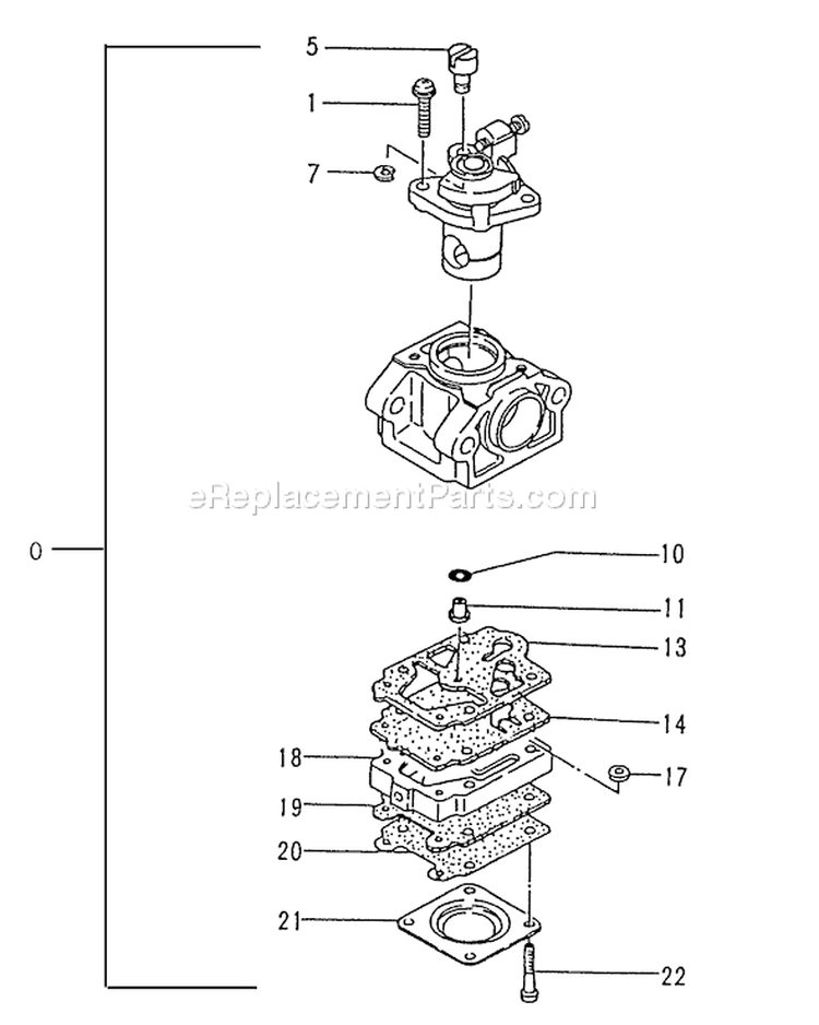 Page A Diagram and Parts List for THT-2530  Tanaka Hedge Trimmer