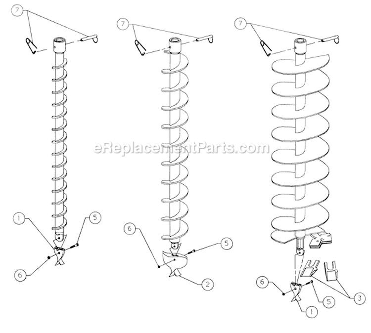 Pengo Bits Diagram and Parts List for TIA-340  Tanaka Auger