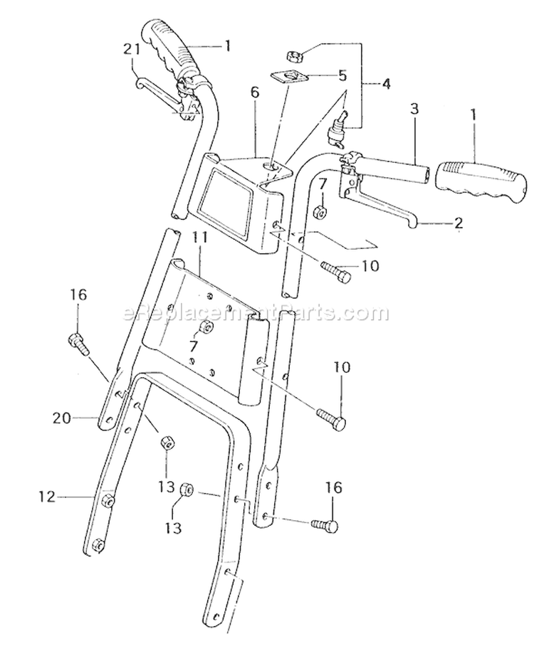 Page N Diagram and Parts List for TLE-550  Tanaka Edger