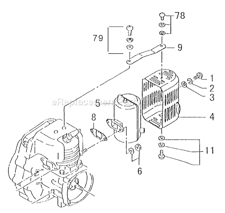 Page Q Diagram and Parts List for TLE-550  Tanaka Edger