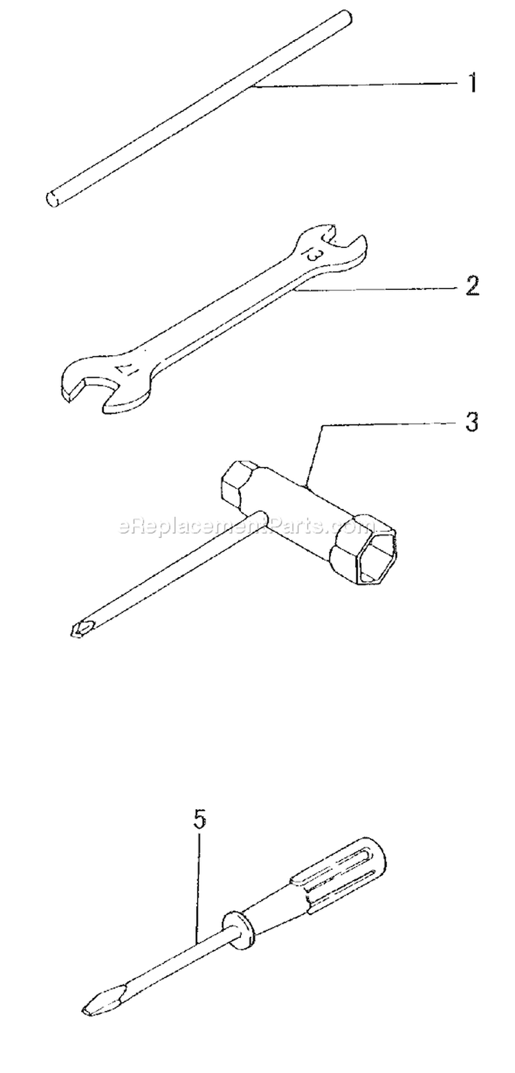 Page T Diagram and Parts List for TLE-550  Tanaka Edger