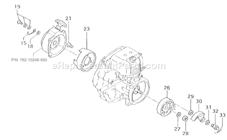 Page C Diagram and Parts List for TLE-550  Tanaka Edger