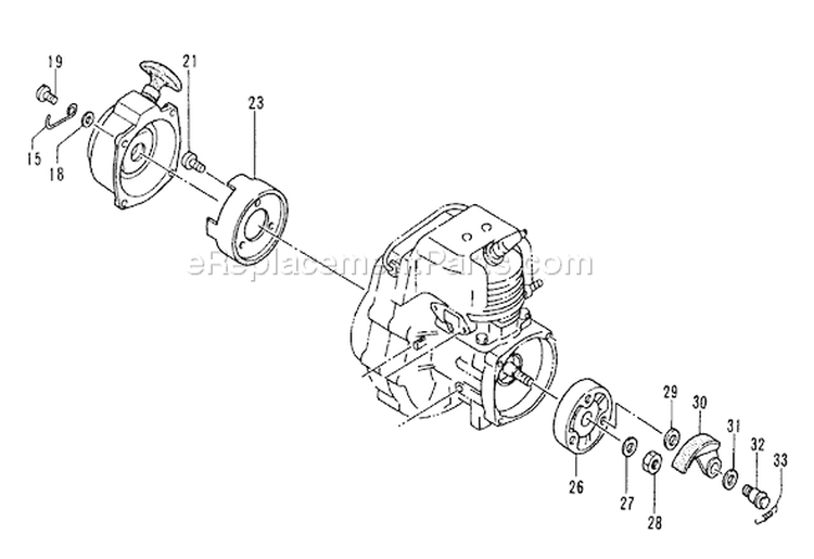 Page C Diagram and Parts List for TLE-600  Tanaka Edger