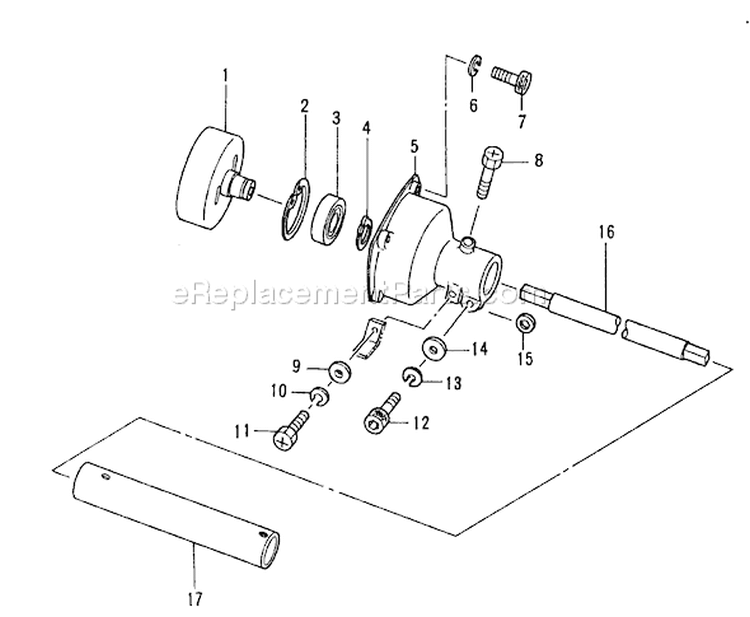 Page D Diagram and Parts List for TLE-600  Tanaka Edger