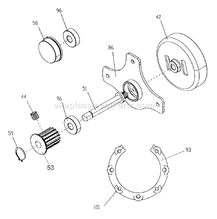 Page D Diagram and Parts List for TPB-350GX  Tanaka 