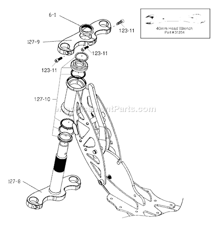 Page L Diagram and Parts List for TPB-400GX  Tanaka 