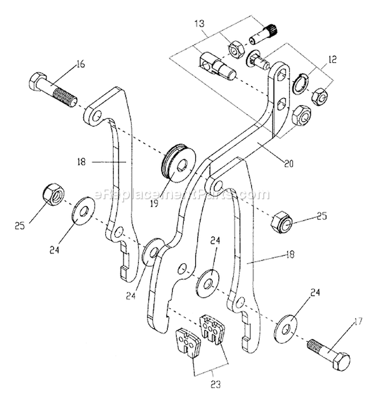Page H Diagram and Parts List for TPB-400GX  Tanaka 