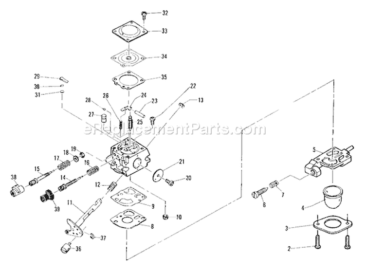 Page A Diagram and Parts List for TPE-2110  Tanaka Edger