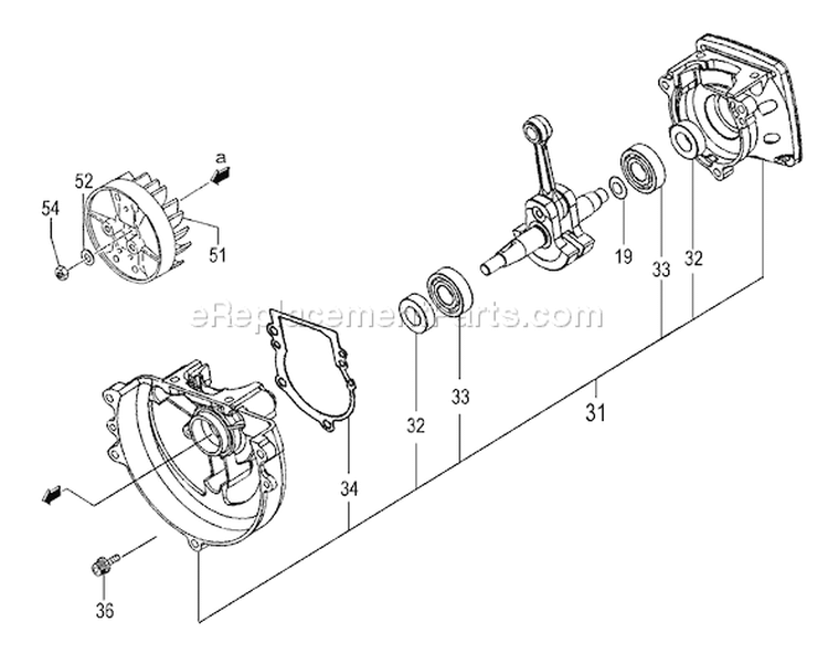 Page C Diagram and Parts List for TPE-260PF  Tanaka Edger