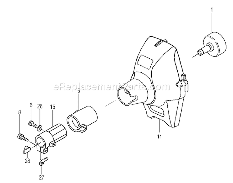 Page F Diagram and Parts List for TPE-260PF  Tanaka Edger