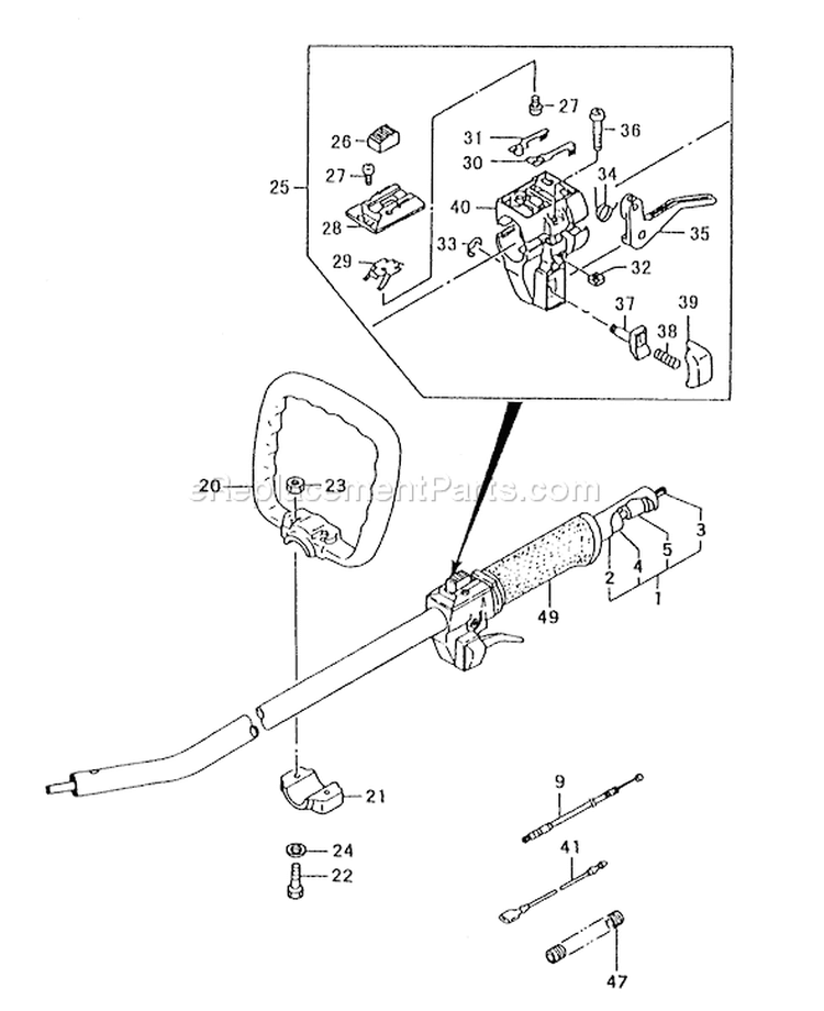 Page I Diagram and Parts List for TPE-260PF  Tanaka Edger