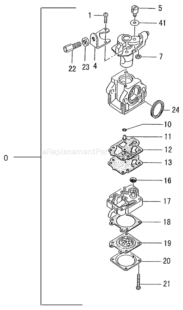 Page A Diagram and Parts List for TPE-270PN  Tanaka Edger