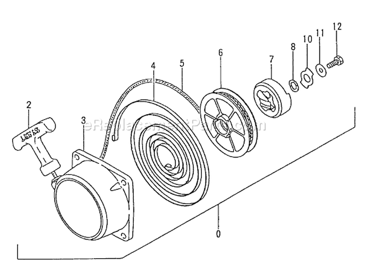 Page I Diagram and Parts List for TPE-270PN  Tanaka Edger