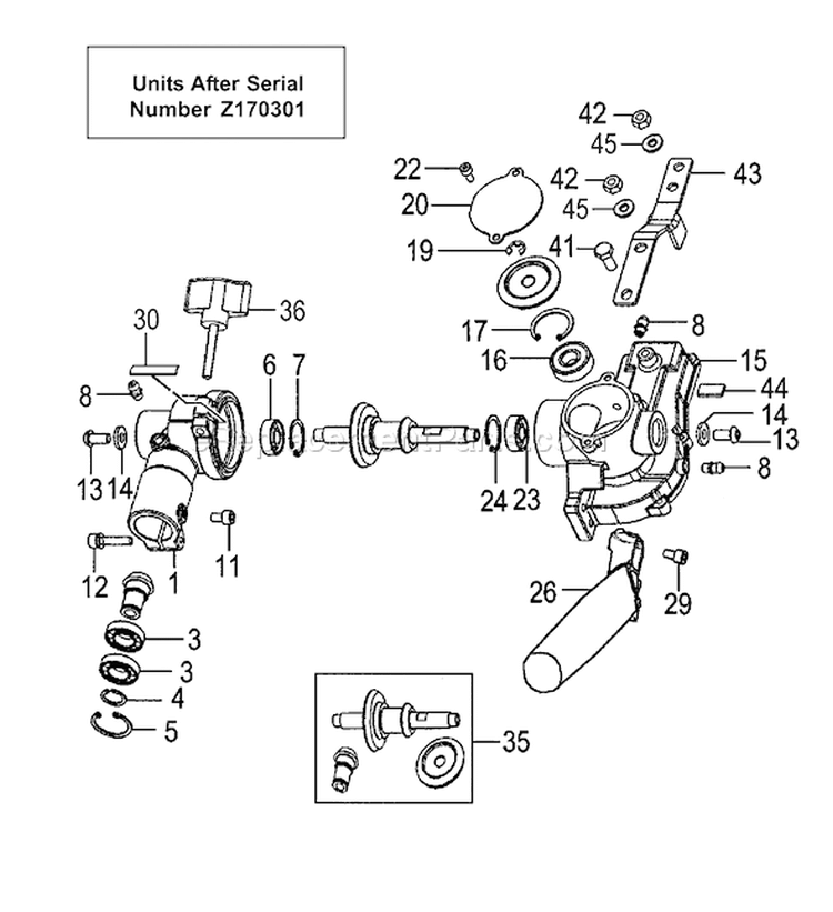 Page I Diagram and Parts List for TPH-250PF  Tanaka Hedge Trimmer