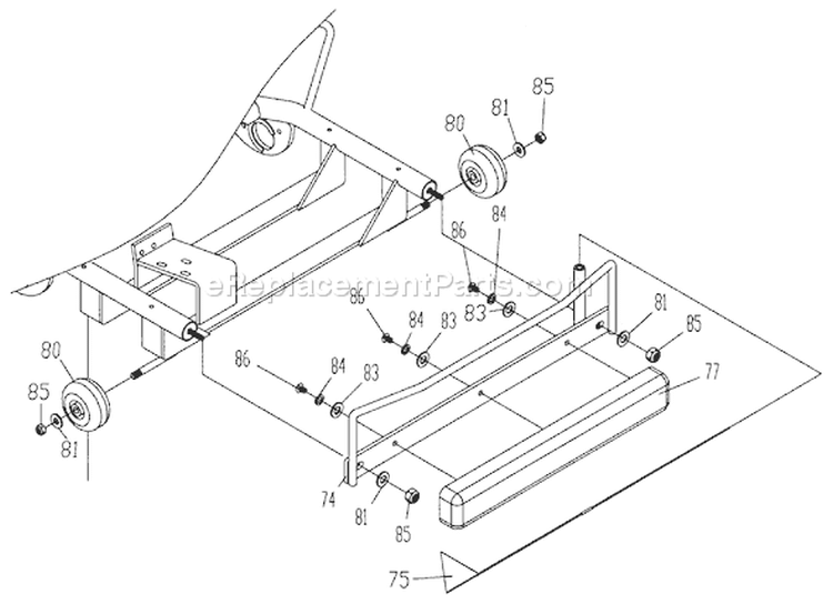 Page M Diagram and Parts List for TPK-400GS  Tanaka 