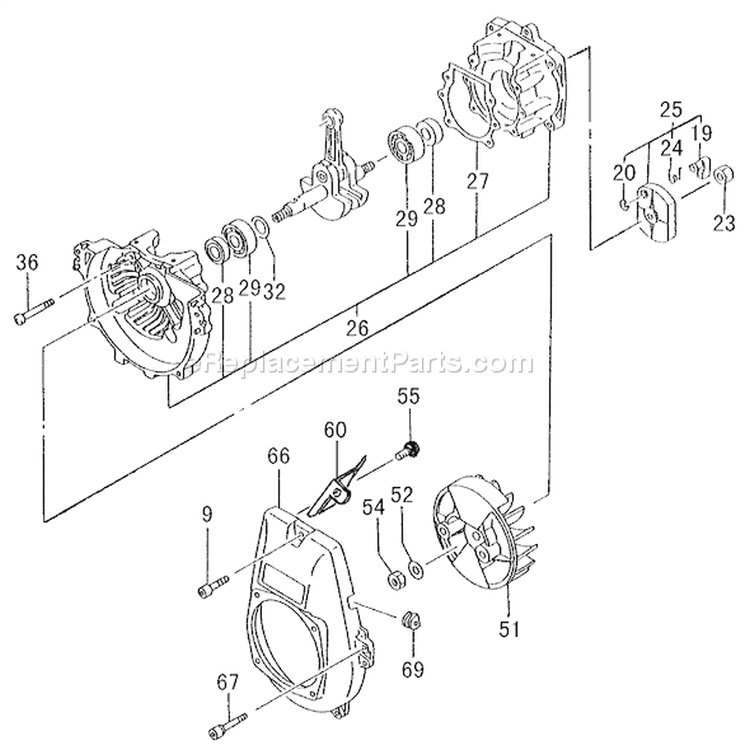 Page C Diagram and Parts List for TPK-400GS  Tanaka 