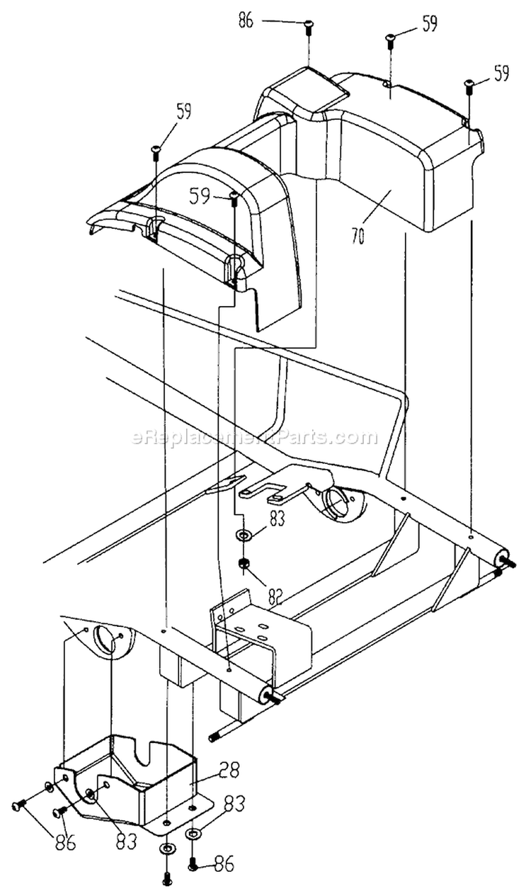 Page E Diagram and Parts List for TPK-400GS  Tanaka 