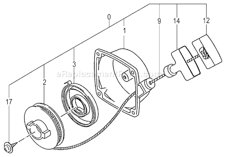 Page P Diagram and Parts List for TPK-470GS  Tanaka 