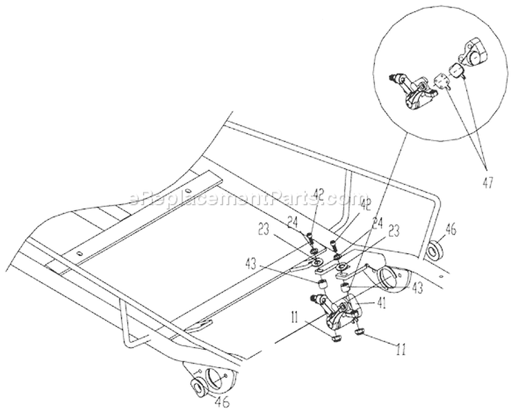 Page B Diagram and Parts List for TPK-470GS  Tanaka 